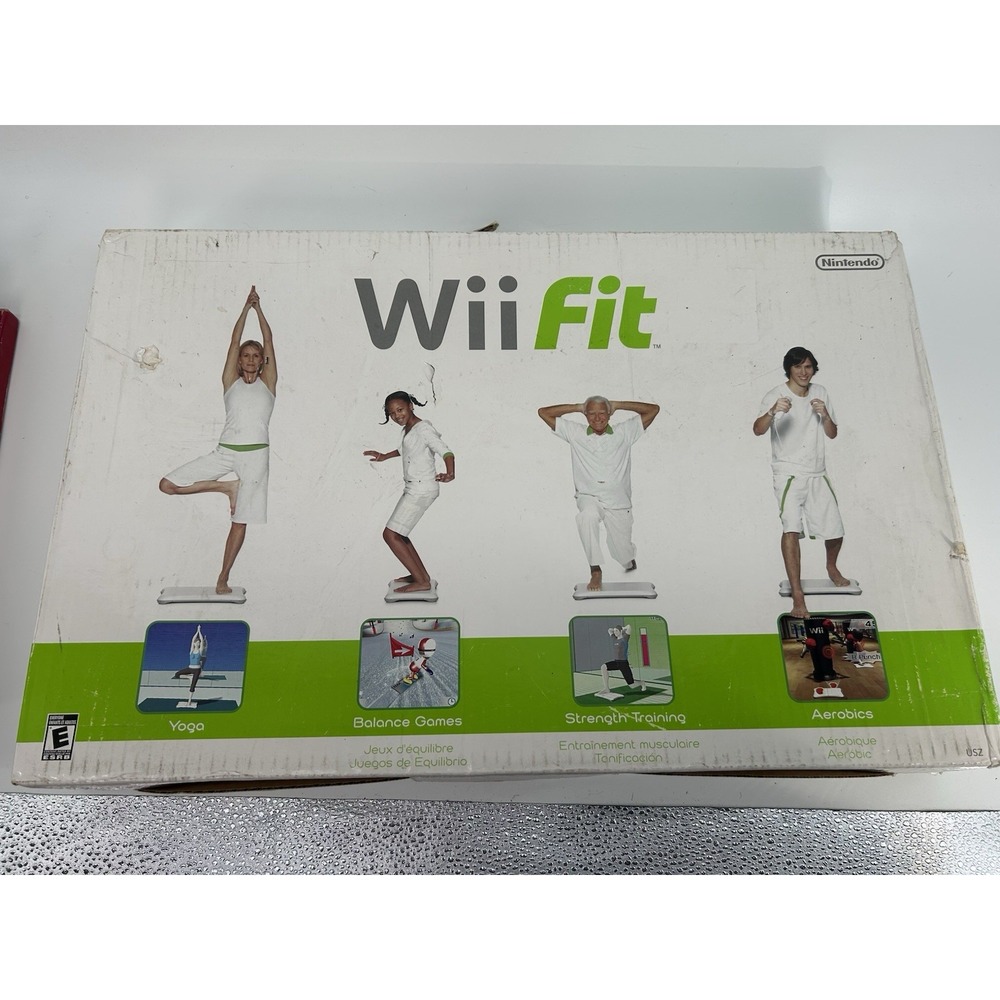 Nintendo Wii Fit Balance Board Only Original Box & Protective Cover
